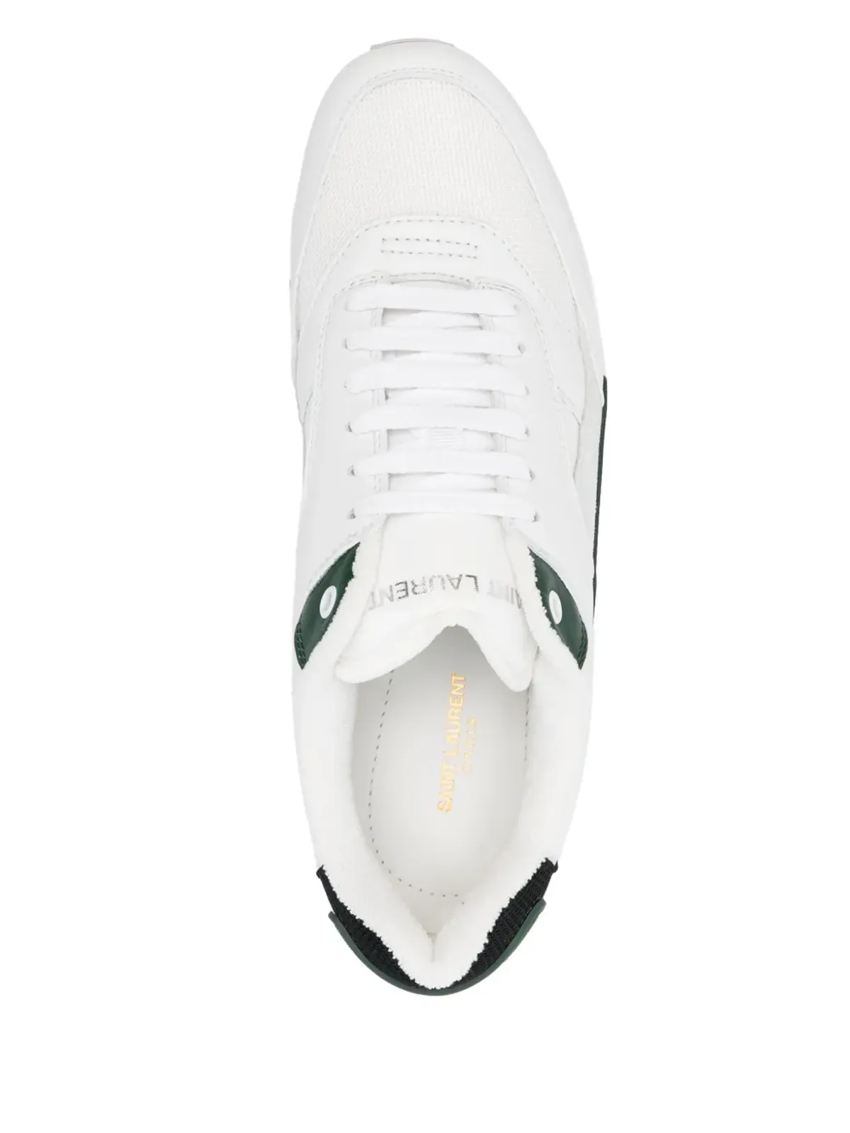 Saint Laurent Bump ロゴディテール スニーカー - ホワイト - 画像4