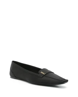 Saint Laurent ポピー バレエフラットシューズ - ブラック - サムネイル2