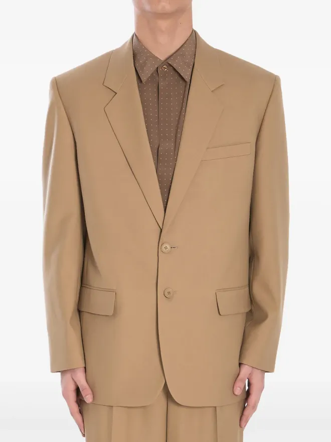 Saint Laurent Saint Laurent シングルブレストブレザー - グリーンの商品画像