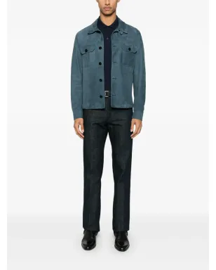 Saint Laurent Cassandre ポロシャツ - ブルー - サムネイル2