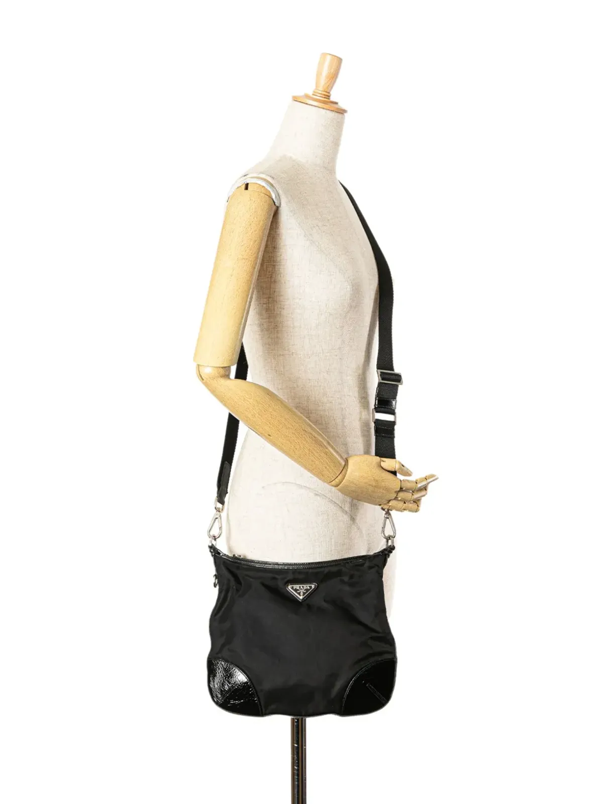 ビンテージ Prada Pre-Owned クロスボディバッグ ブラック - 画像2