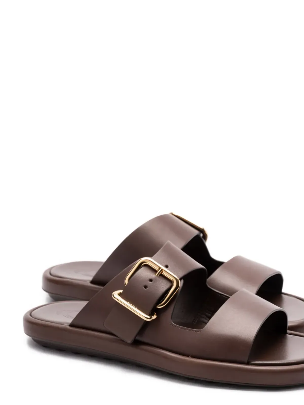 Tod's レザーサンダル - ブラウン - 画像5