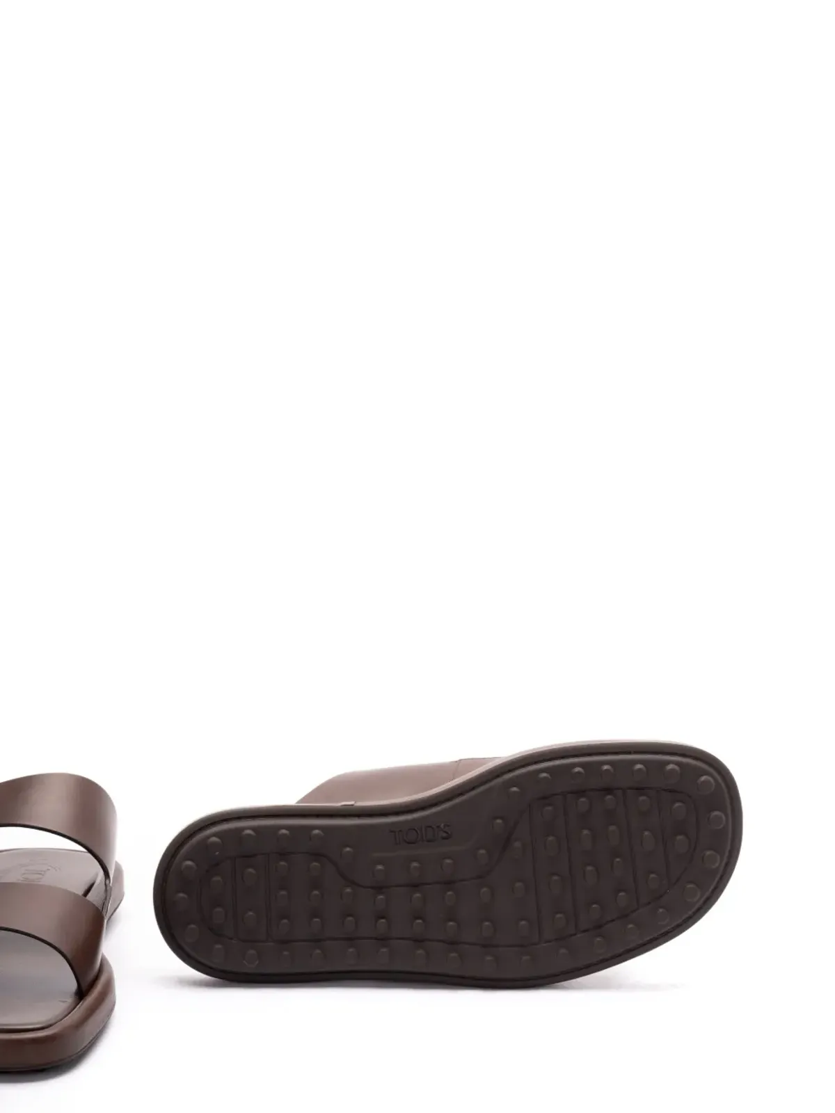 Tod's レザーサンダル - ブラウン - 画像4