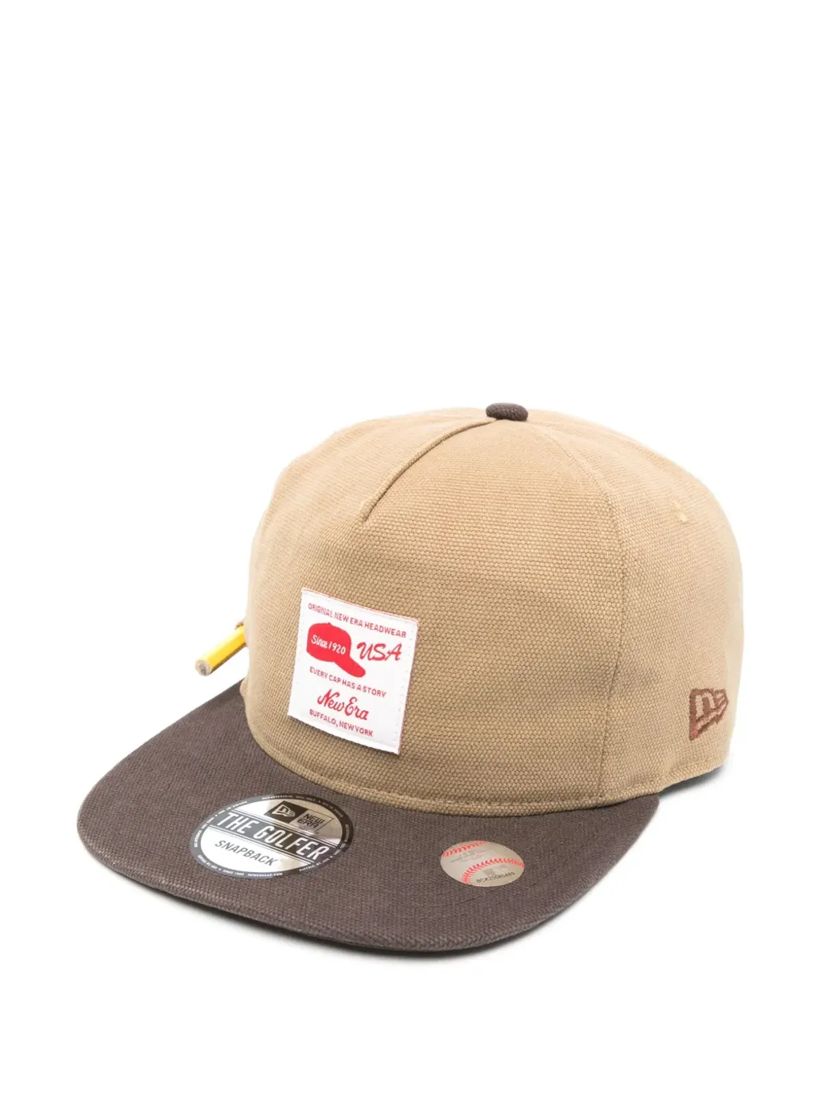 NEW ERA CAP ゴルファーキャップ ブラウン - 画像1