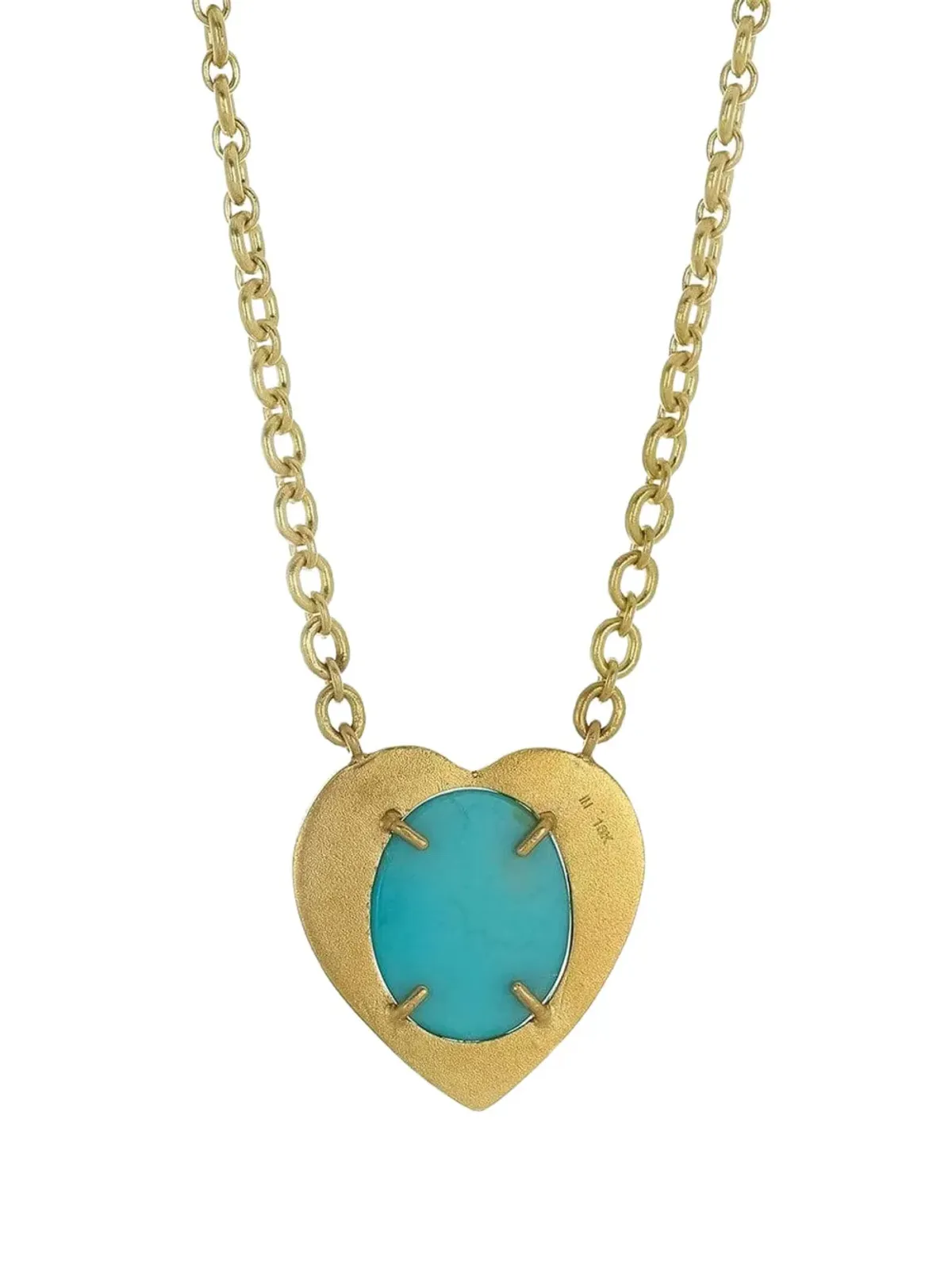 Irene Neuwirth 18kt イエローゴールド ターコイズとダイヤモンド ネックレス - 画像3