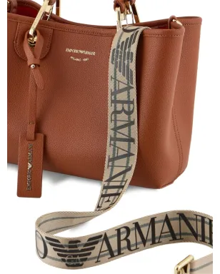 Emporio Armani レザー トートバッグ - ブラウン - サムネイル5