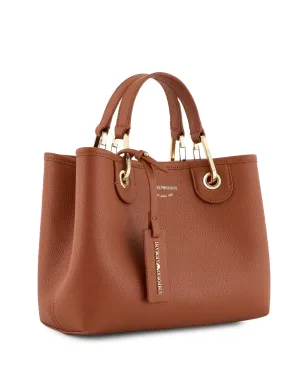 Emporio Armani レザー トートバッグ - ブラウン - サムネイル3