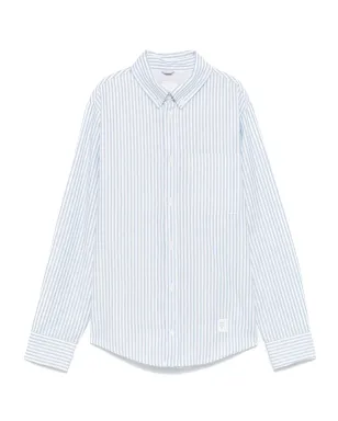Eleventy Kids striped shirt - Blue - サムネイル1