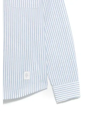 Eleventy Kids striped shirt - Blue - サムネイル3