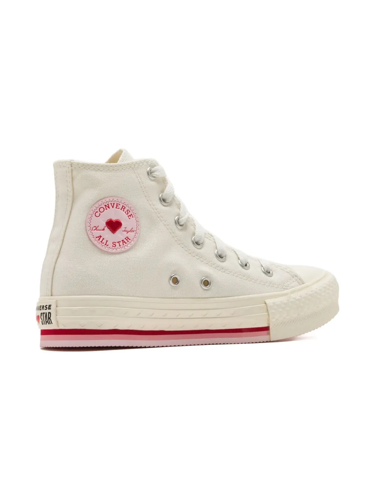 Converse Kids チャック テイラー オールスター リフト バレンタインデー スニーカー - 画像3