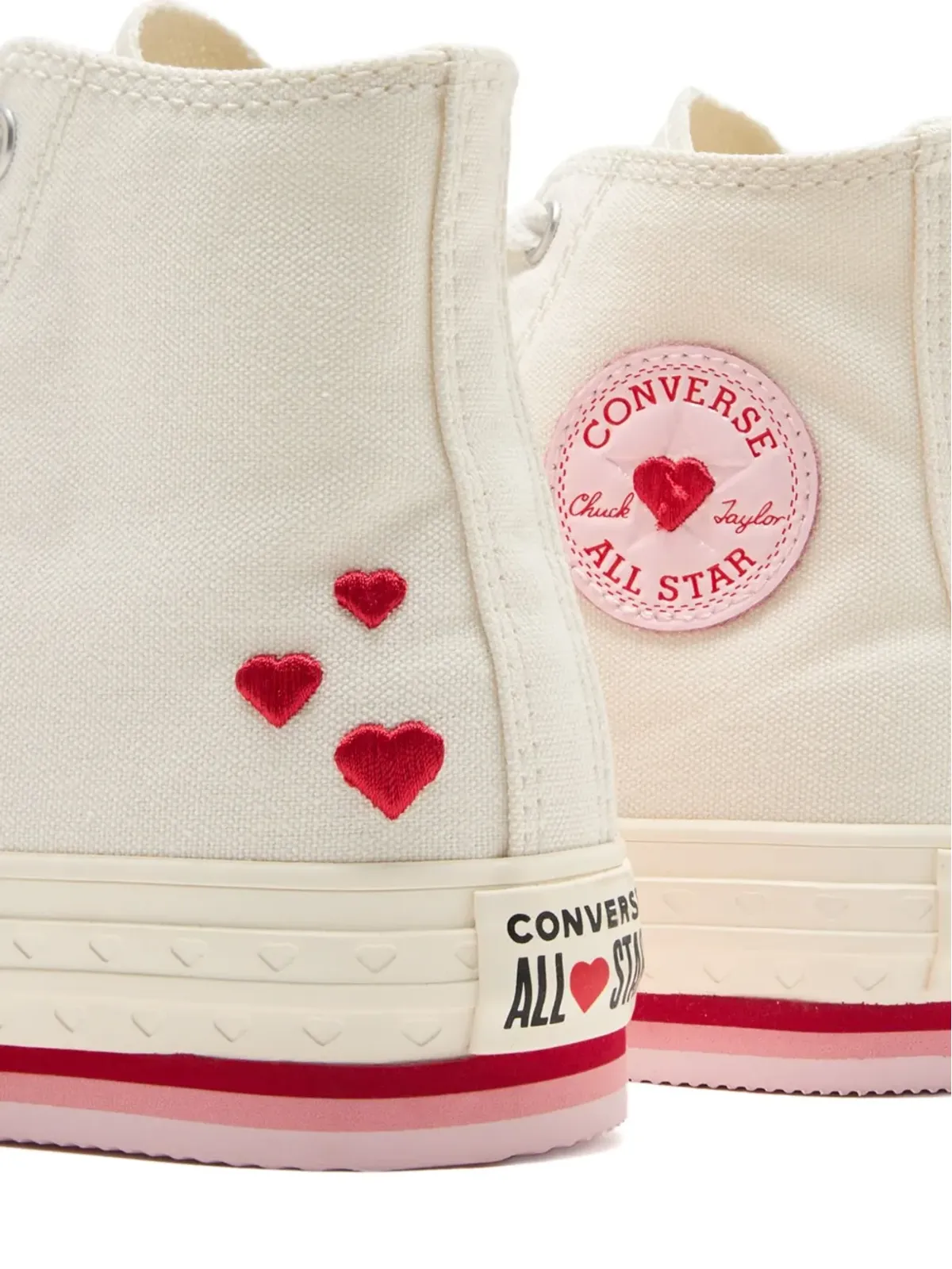 Converse Kids チャック テイラー オールスター リフト バレンタインデー スニーカー - 画像4
