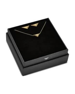 Emporio Armani ロゴペンダント ジュエリーセット - ゴールド - サムネイル3