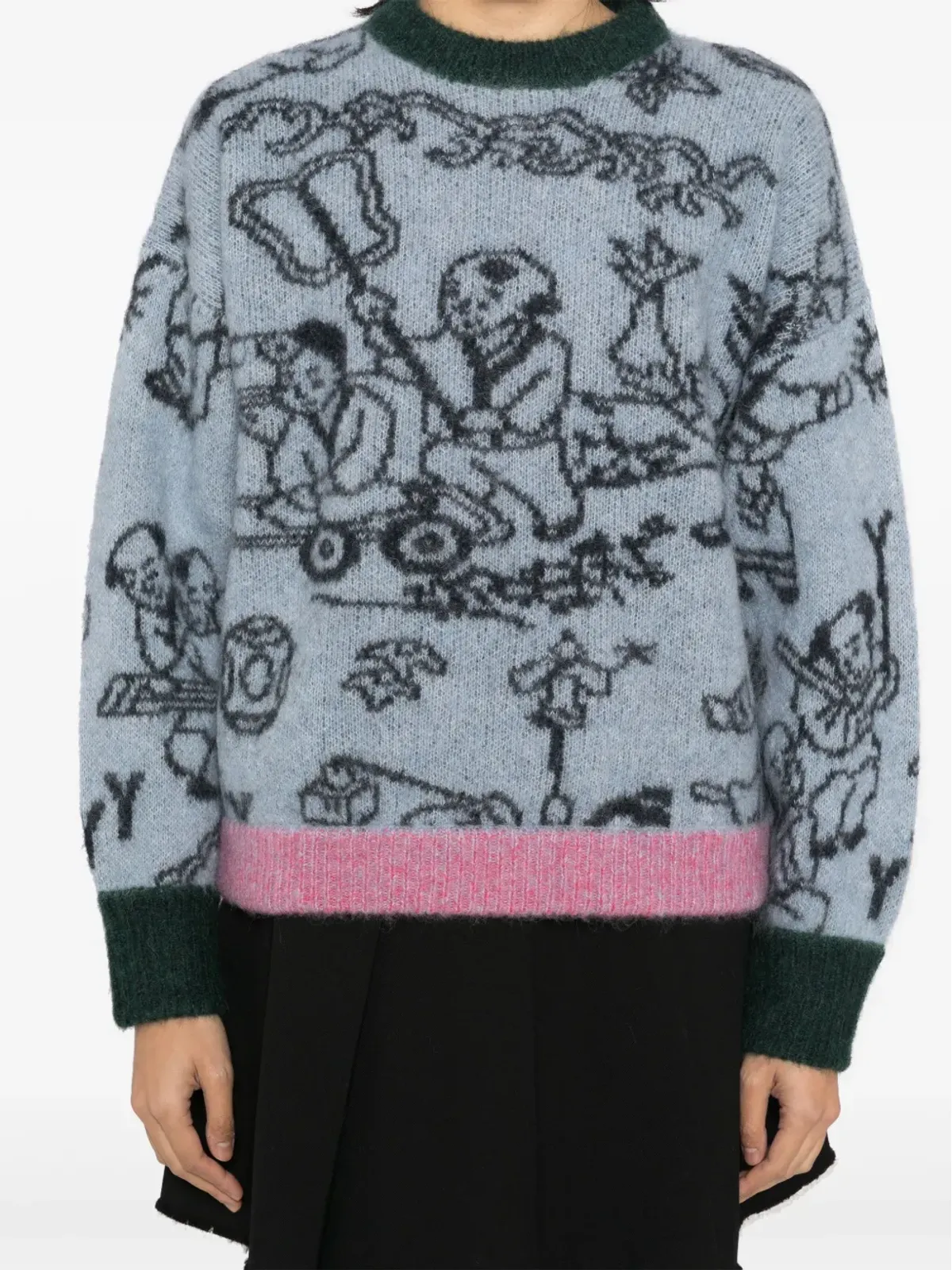 YANYAN KNITS ジャカードセーター - 画像5