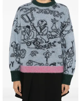 YANYAN KNITS ジャカードセーター - サムネイル5