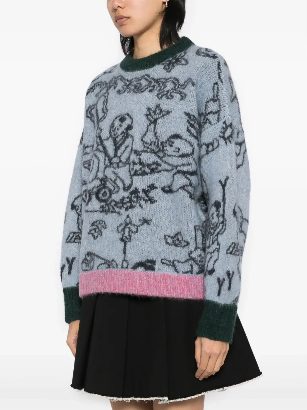 YANYAN KNITS ジャカードセーター - 画像3