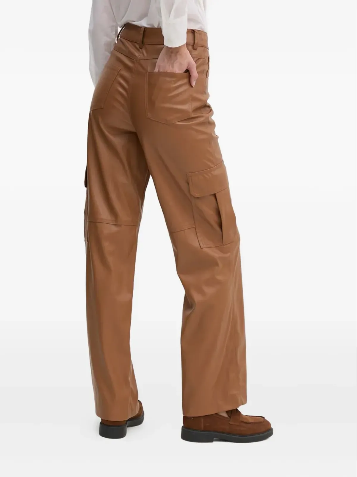 Sisley カーゴパンツ - Brown - 画像3