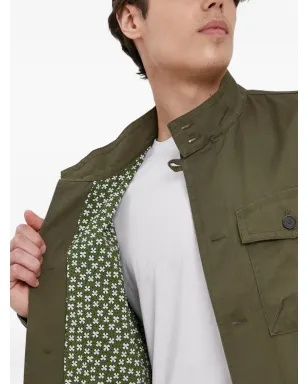 Sisley ボタン留めフラップポケット シャツジャケット - サムネイル4