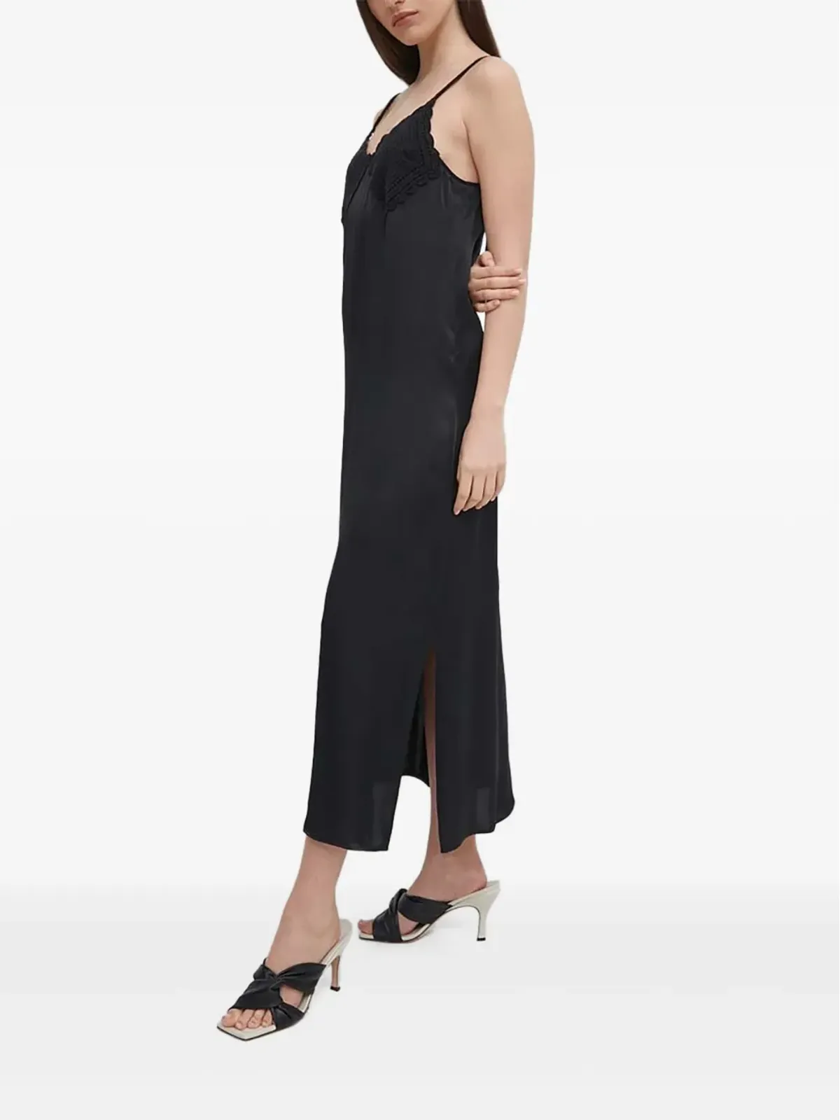 Sisley クロシェディテール ミディスリップドレス - 画像2