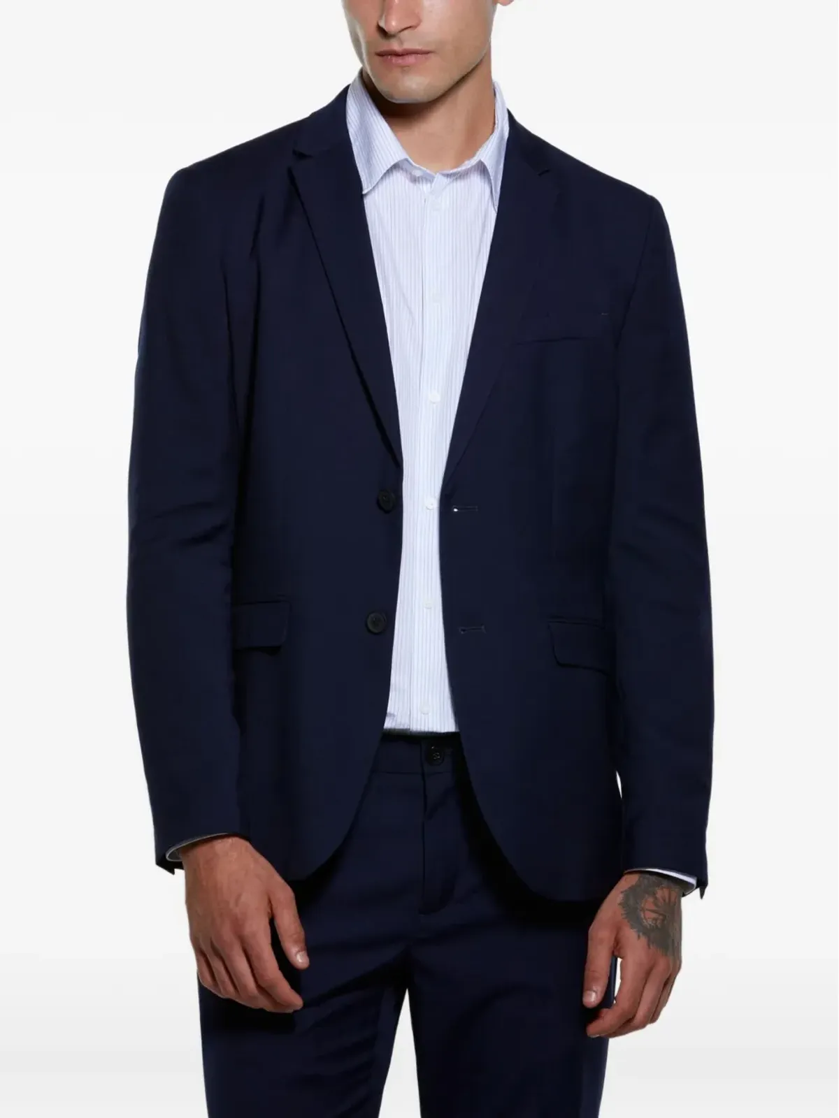 Sisley ボタン留めのシングルブレストスーツ - 画像4