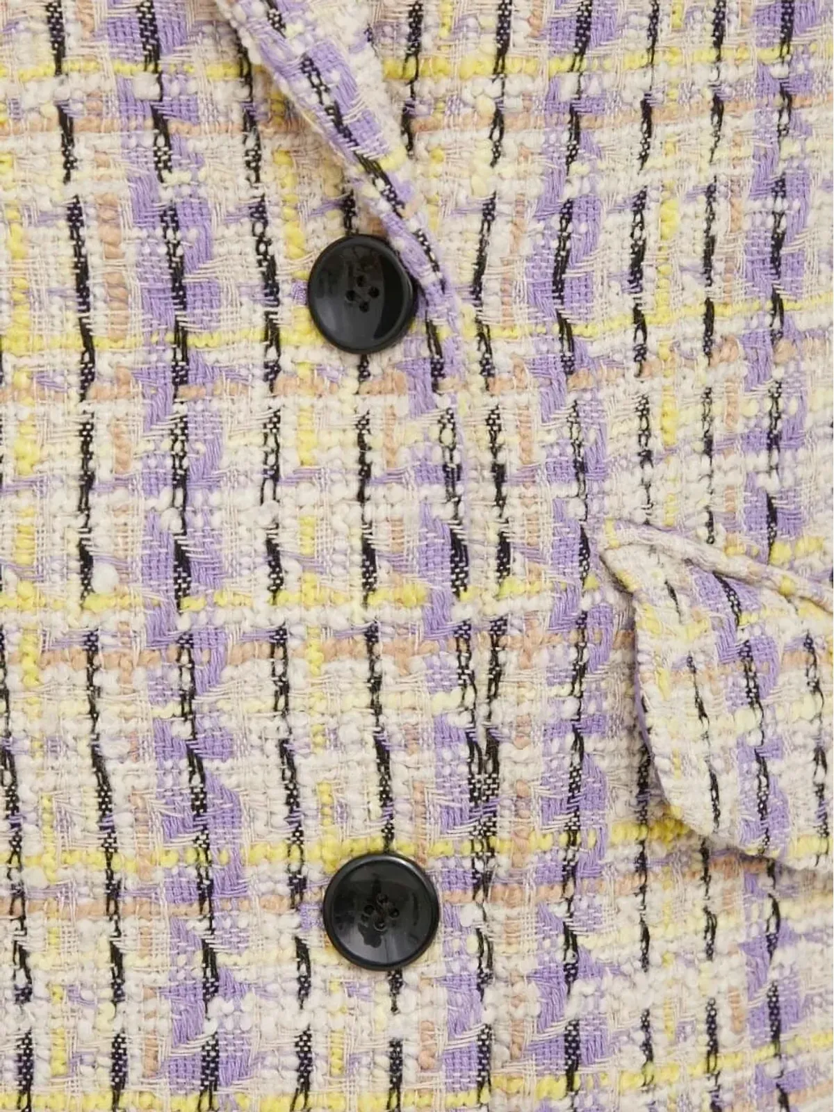 Sisley ツイードブレザー - Purple - 画像5