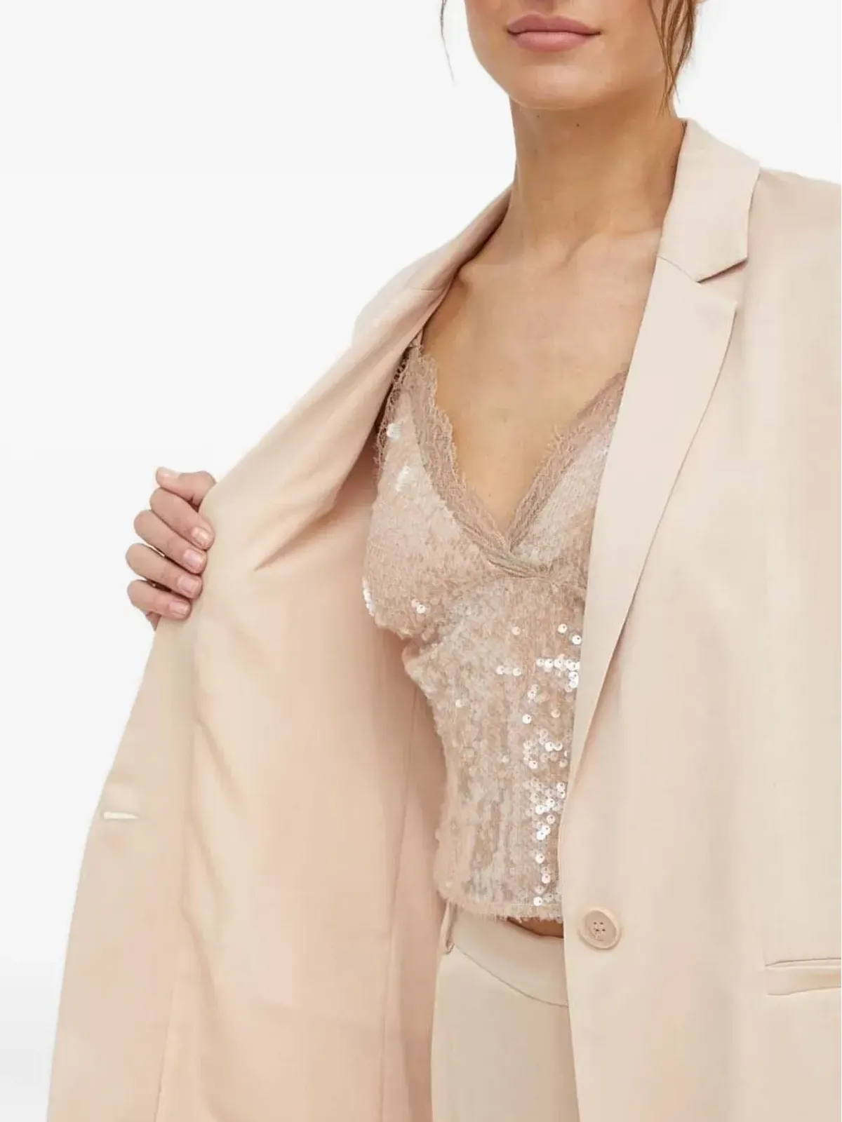 Sisley ノッチド・シングルボタン ブレザー - 画像3