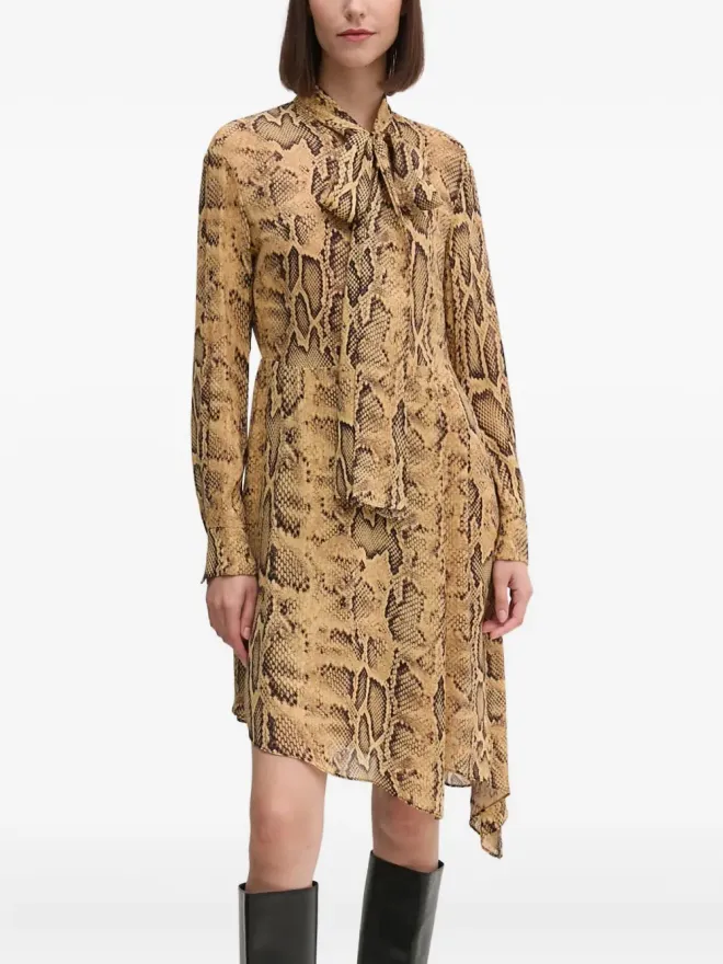 Sisley Sisley ヘビ柄ミニドレスの商品画像