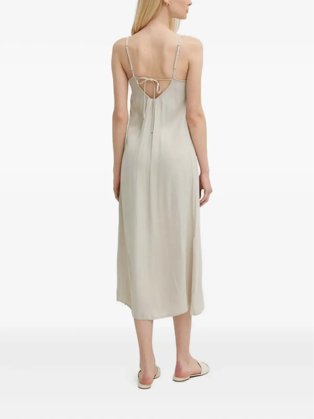 Sisley クロシェディテールのスリップドレス - 画像2