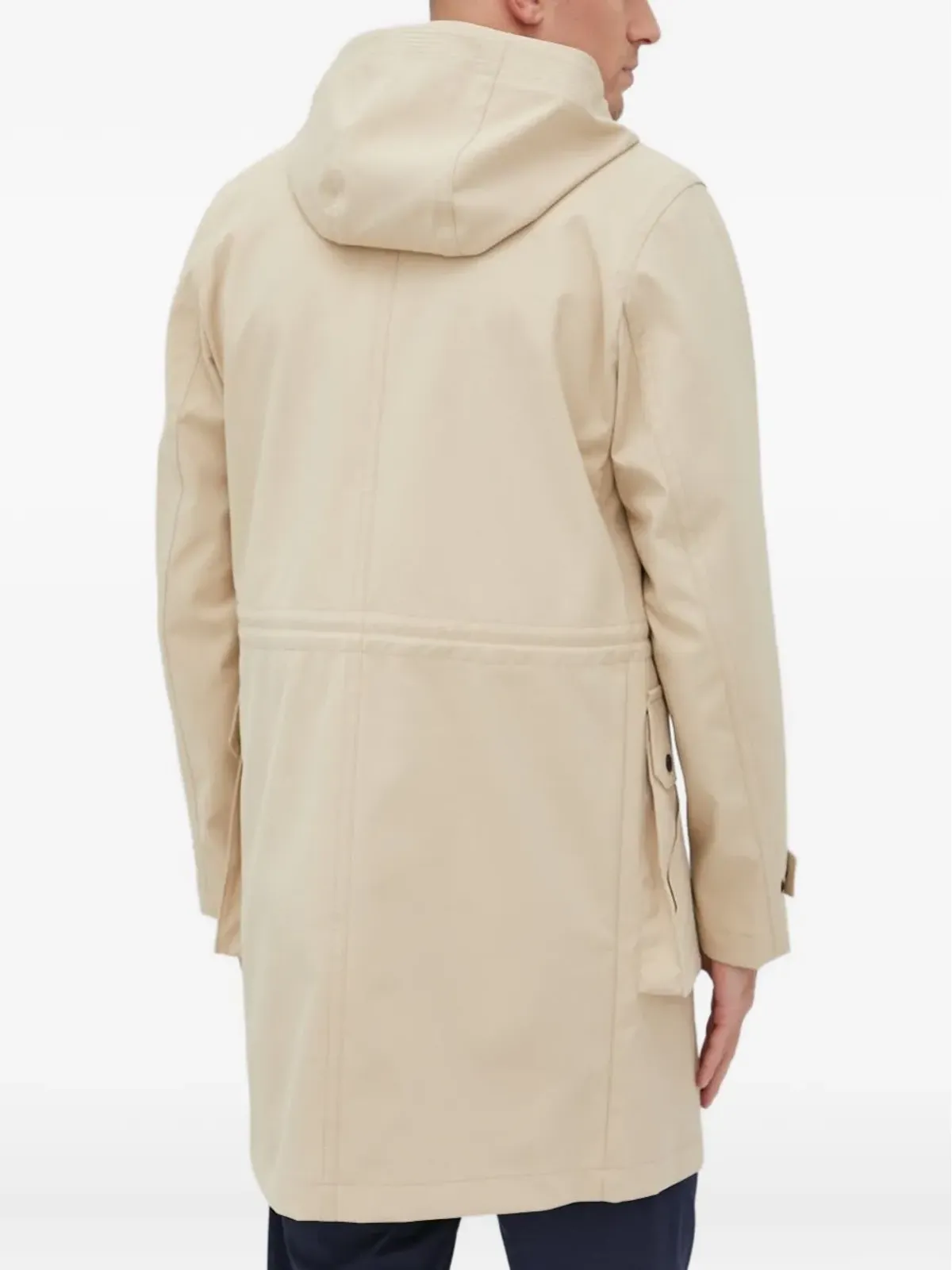 Sisley フード付きドローストリングウエストバンド パーカコート - 画像2