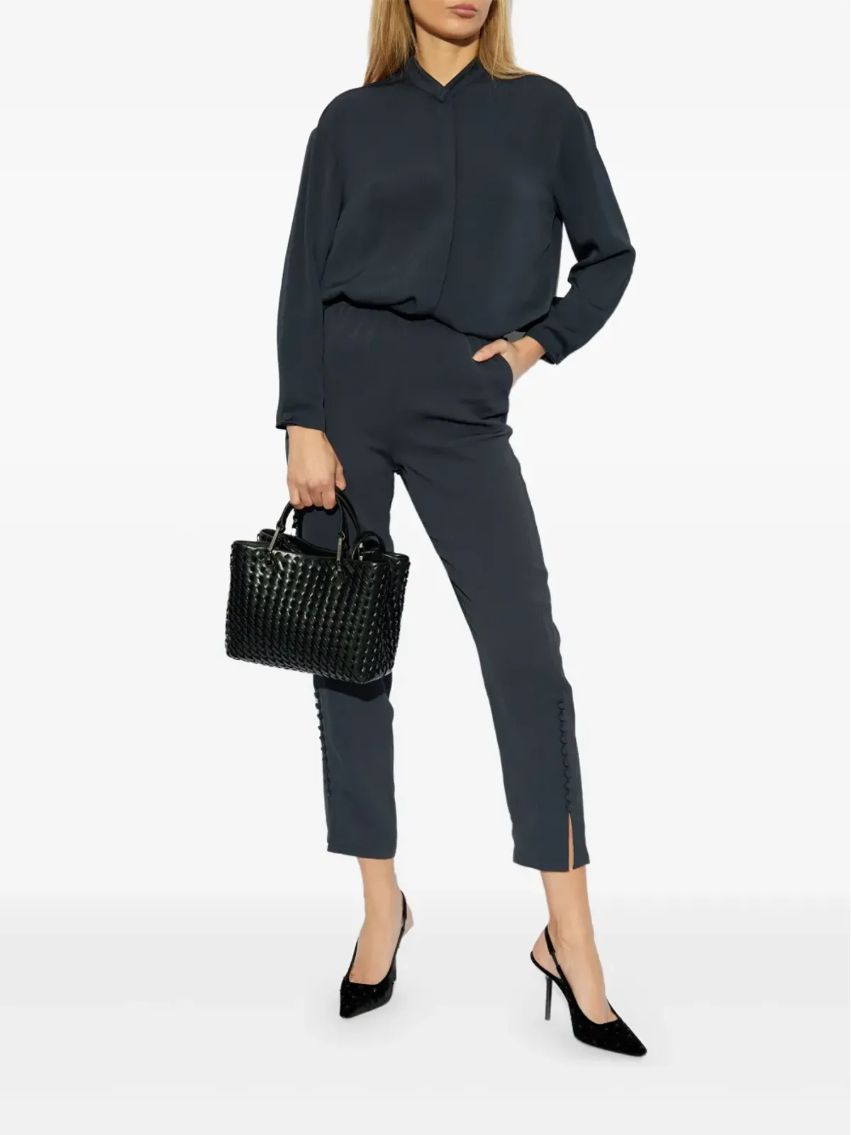 Emporio Armani 長袖シャツ ブルー - 画像2