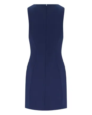 Elisabetta Franchi ノースリーブドレス - ブルー - サムネイル2