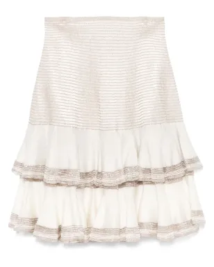 Alaïa Pre-Owned 2000s フリルスカート - サムネイル1