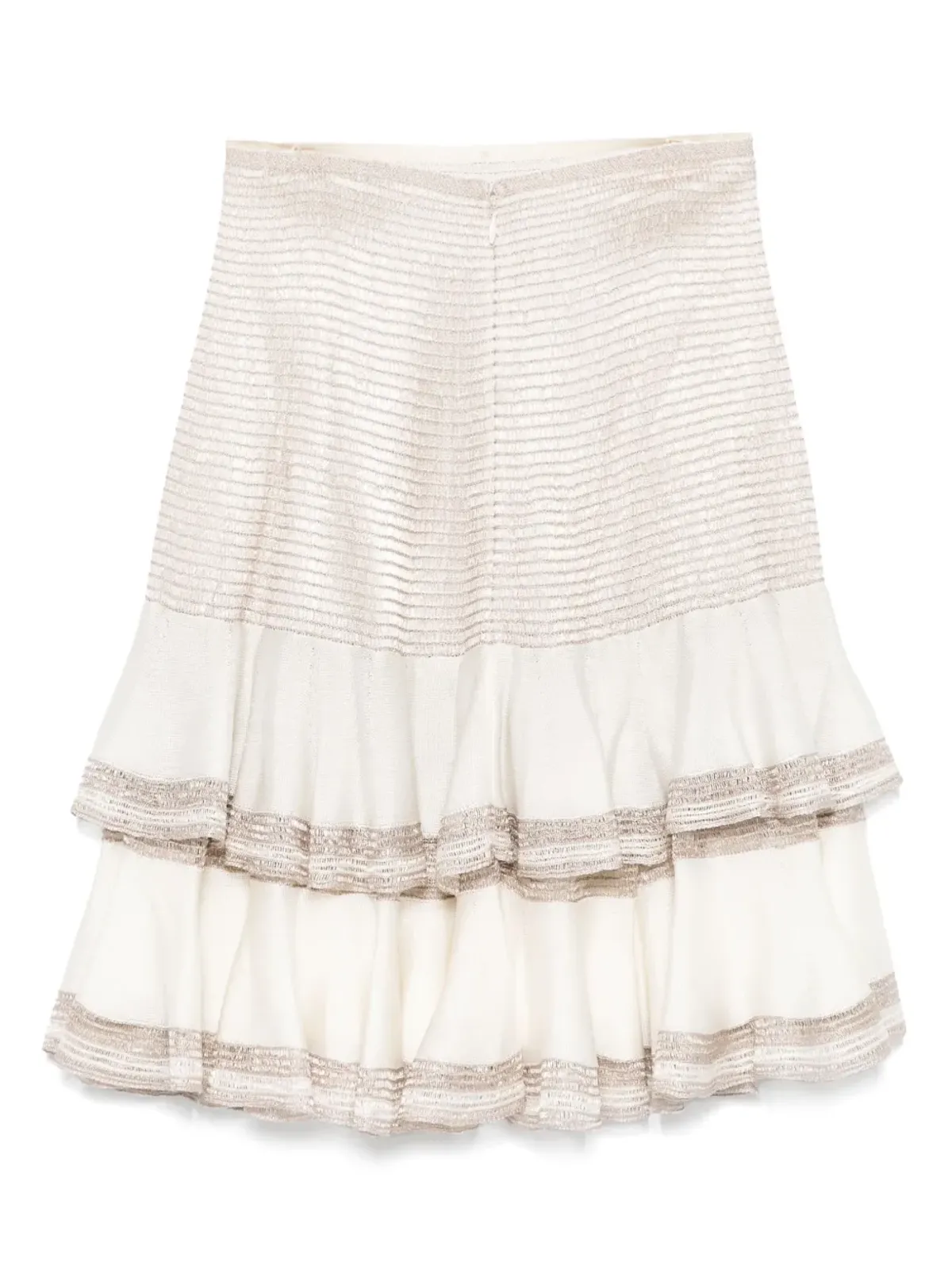 Alaïa Pre-Owned 2000s フリルスカート - 画像2