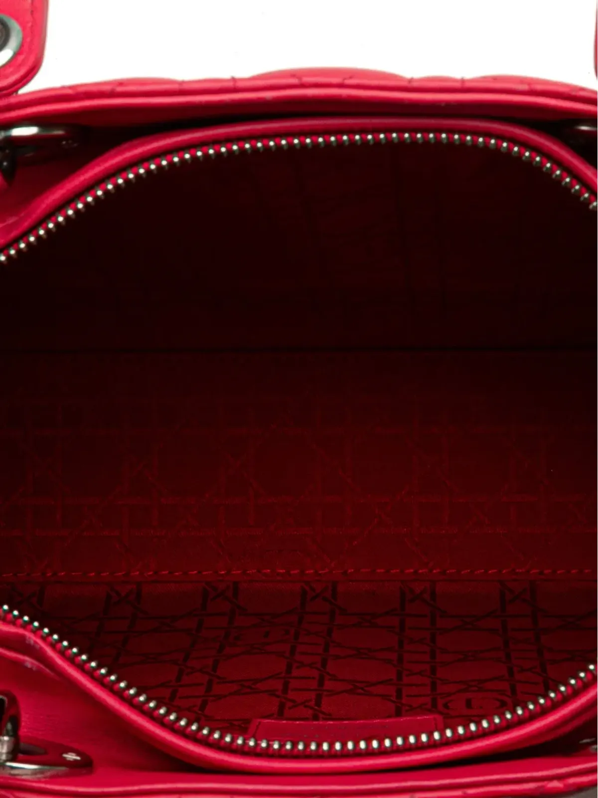 Christian Dior ビンテージ カナージュ レディ Dior サッチェル - 画像5