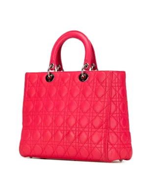 Christian Dior ビンテージ カナージュ レディ Dior サッチェル - サムネイル3