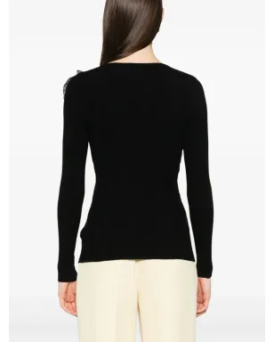 Elisabetta Franchi フローラルアップリケトップ - サムネイル4