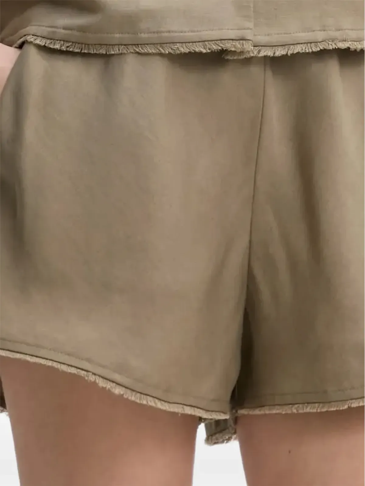 IVY OAK ウエストゴム入り フリンジヘム ショーツ - 画像5