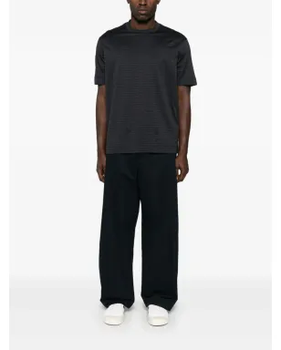 Emporio Armani モノグラムプリント Tシャツ ブラック - サムネイル2