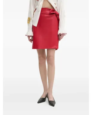 NEVER FULLY DRESSED wrap-design skirt - White - サムネイル1