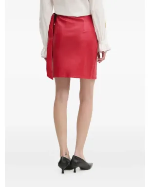 NEVER FULLY DRESSED wrap-design skirt - White - サムネイル3