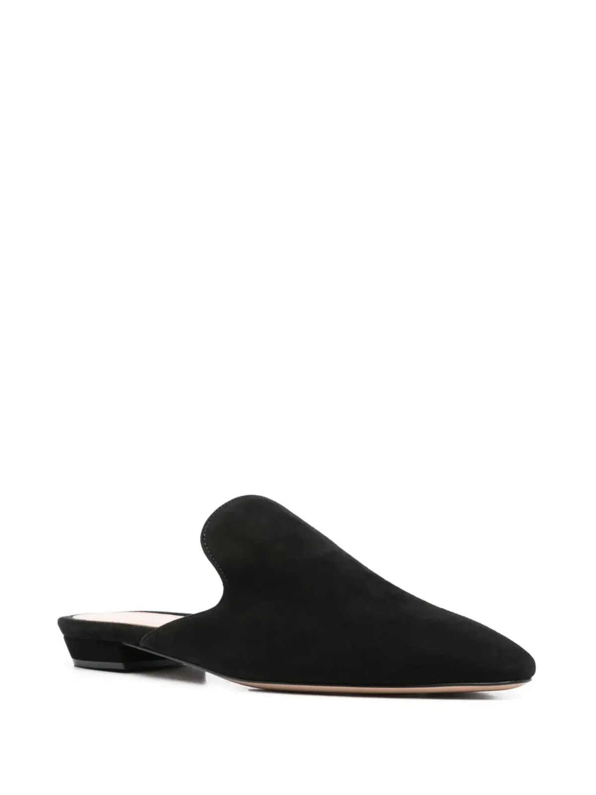 Gianvito Rossi ヌバック ミュール - ブラック - 画像2