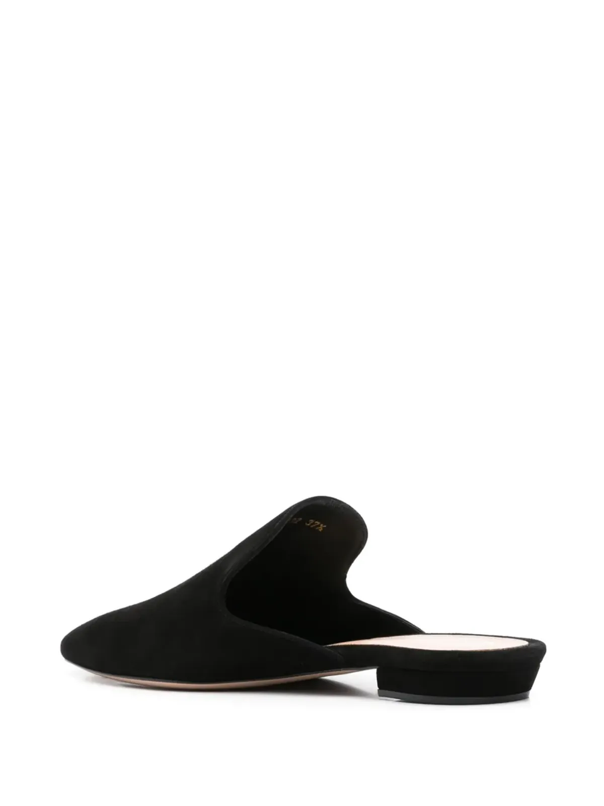 Gianvito Rossi ヌバック ミュール - ブラック - 画像3