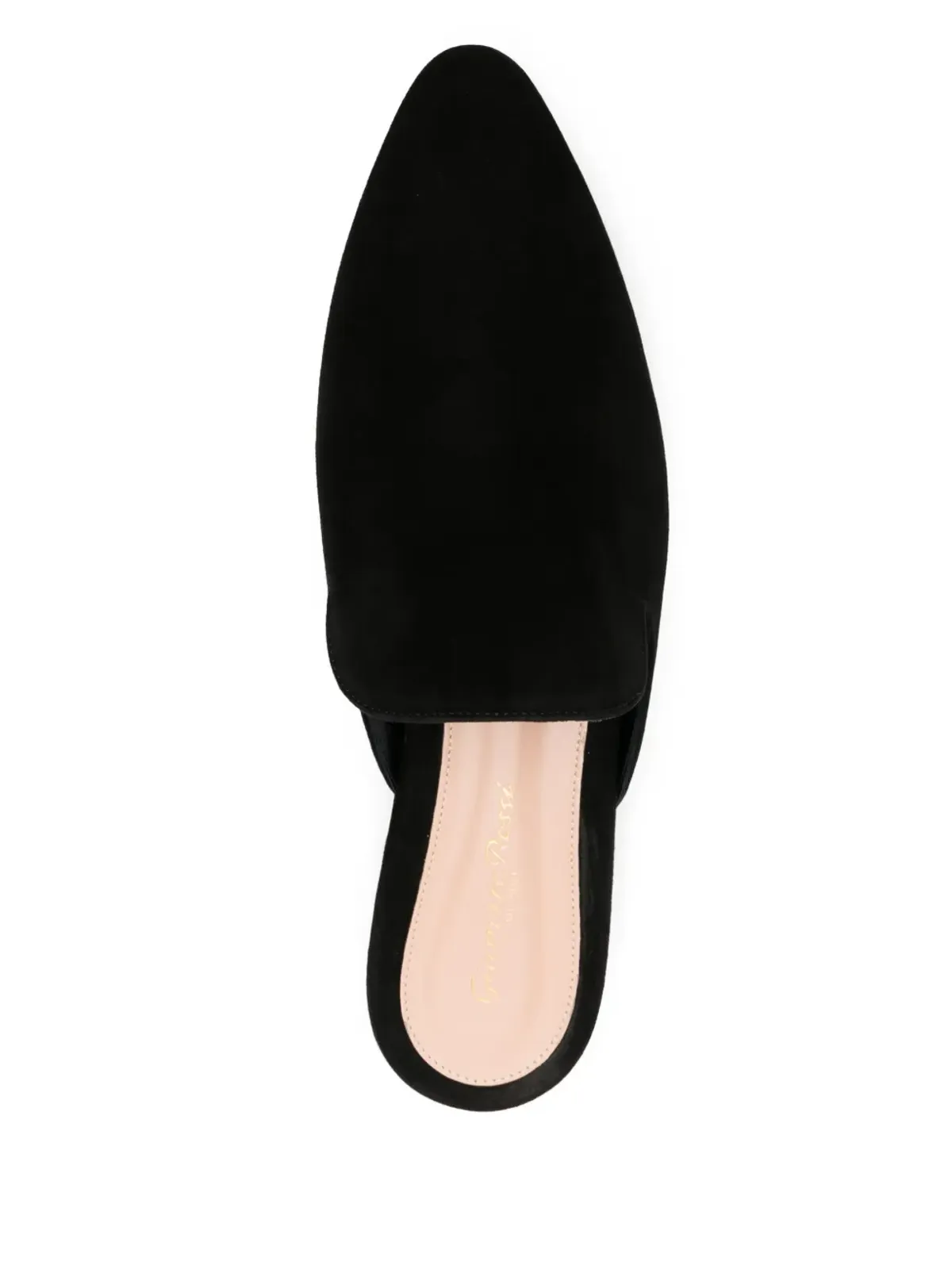 Gianvito Rossi ヌバック ミュール - ブラック - 画像4