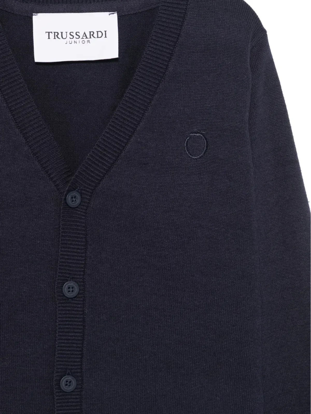 TRUSSARDI JUNIOR ロゴ刺繍入りカーディガン - 画像3