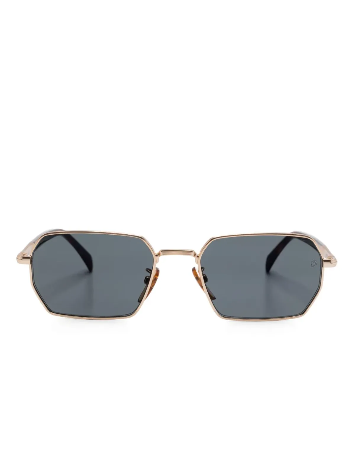 Eyewear by David Beckham ジオメトリックフレームサングラス - ゴールド - 画像1