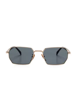 Eyewear by David Beckham ジオメトリックフレームサングラス - ゴールド - サムネイル1
