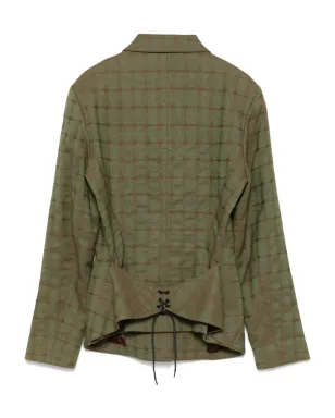 Alaïa Pre-Owned 1980年 チェック柄ジャケット - サムネイル2