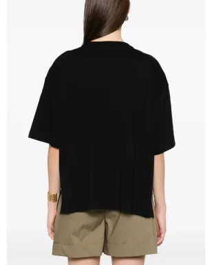LIU JO ビーズロゴ Tシャツ - ブラック - サムネイル4