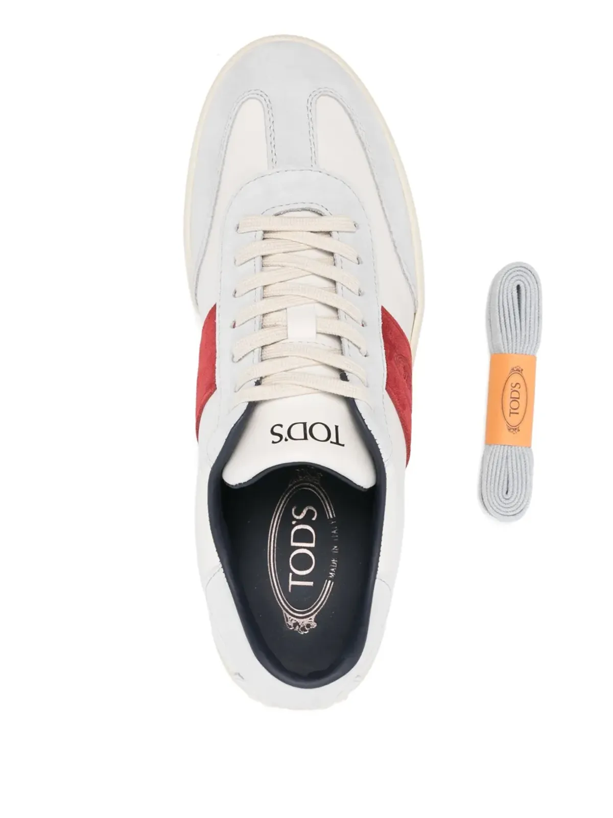 Tod's タブス スエードスニーカー ニュートラルカラー - 画像4