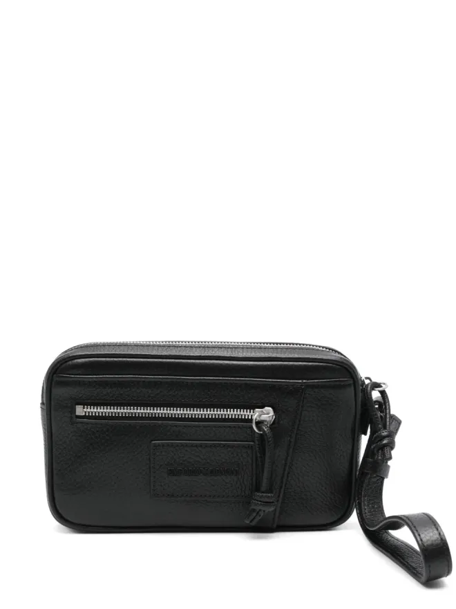 Emporio Armani Emporio Armani レザー クラッチバッグ - ブラックの商品画像