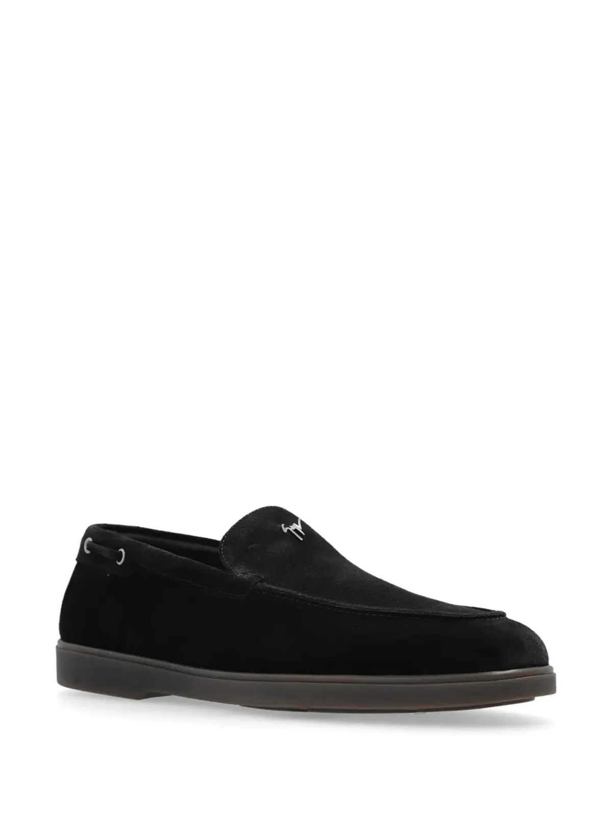 Giuseppe Zanotti スエード ローファー - ブラック - 画像2